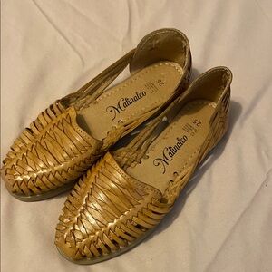 Women's Tan Leather Shoes